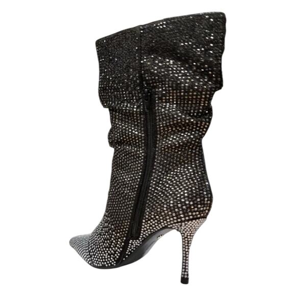 Thalia Sodi Raquell Slouch Pointed-Toe Rhinestone Embellished  Boots NEW 6.5 - Picture 3 of 10
